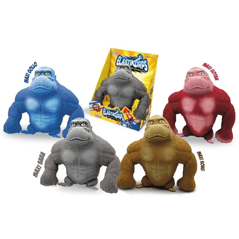Enlarge Maxi Baba Original 25 Kong Monkey Doll Monkey Big Giant Spongy Squishy Antistress Fidget Orangutan Toy Children Soft Fun Gift