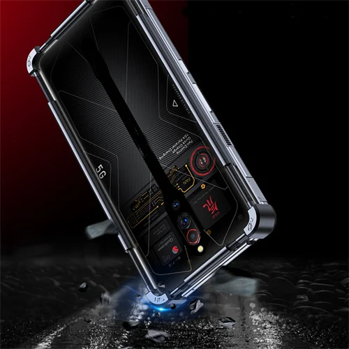 

1pc Adjustable Metal Frame Phone Cage Shockproof Shell Protector Phone Bumper For Nubia Red Magic 7/ 7pro