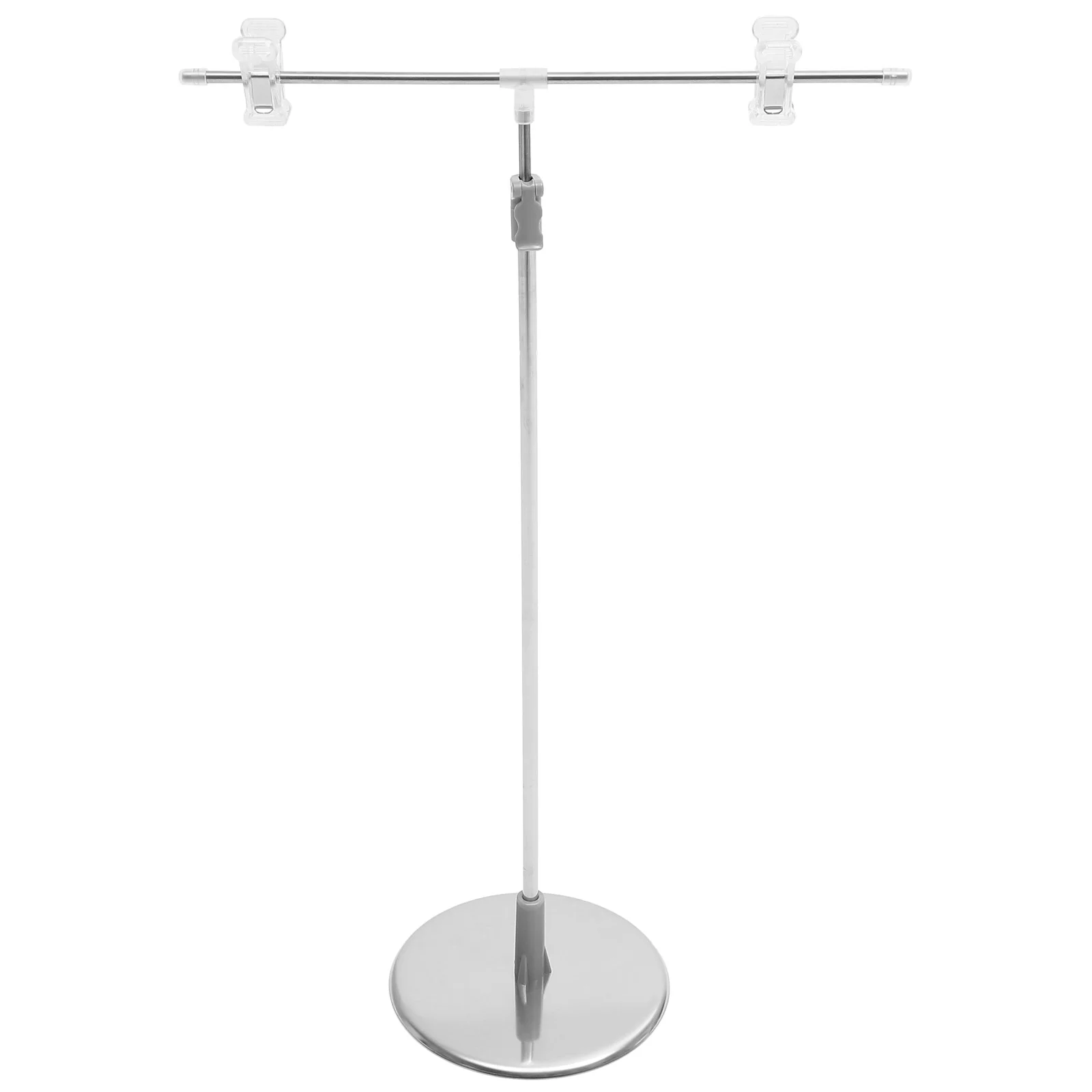

T-shaped Poster Holder Display Showing Stands Sign Welcome Our Wedding Stainless Steel Rack