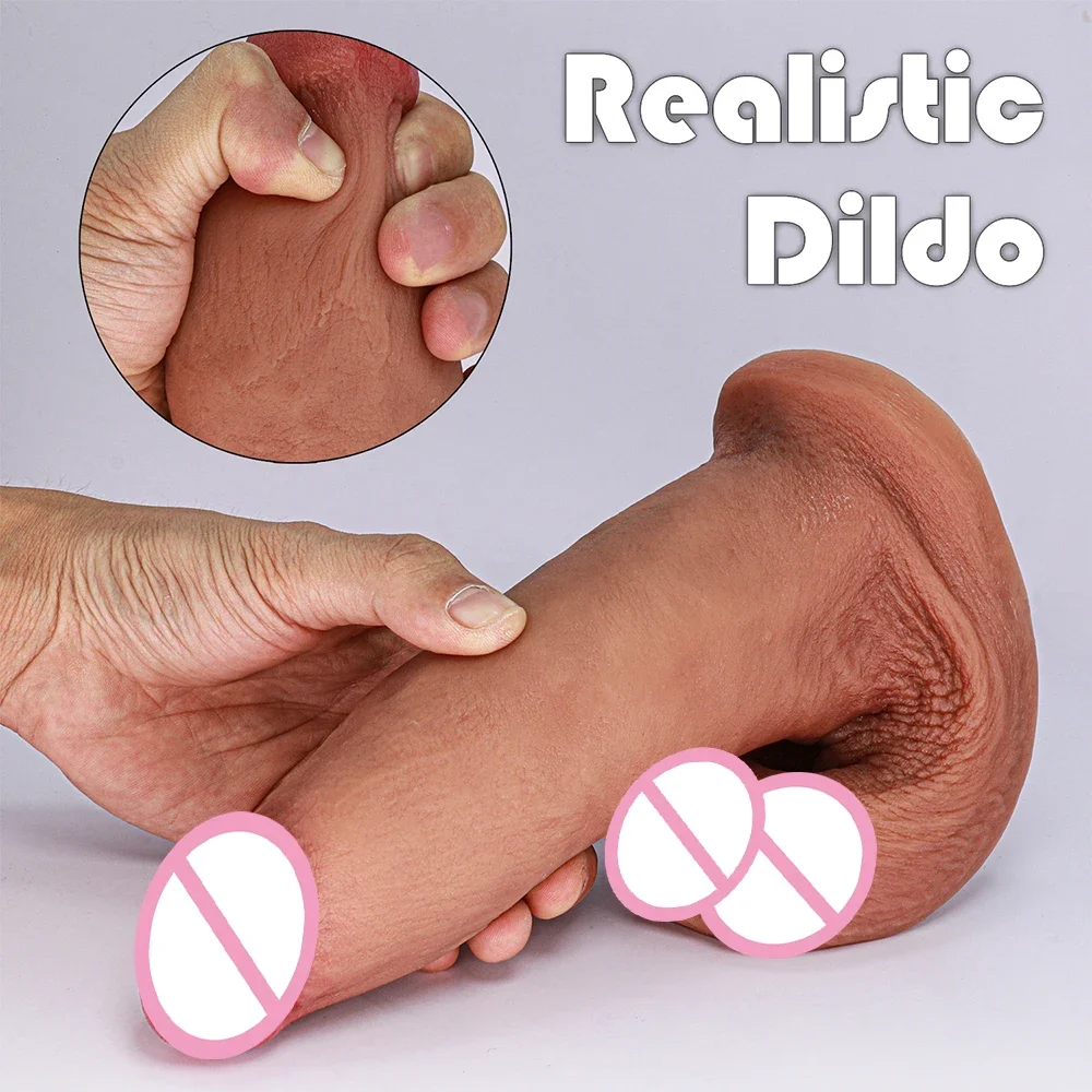 Силиконовый реалистичный огромный фаллоимитатор Женские вагины мастурбация
