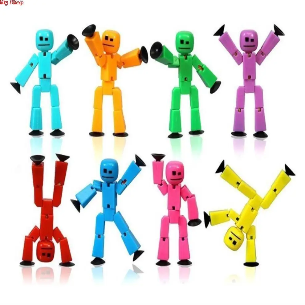 Игрушки stikbot присоска липкий робот набор игрушек для фотосъемки анимации
