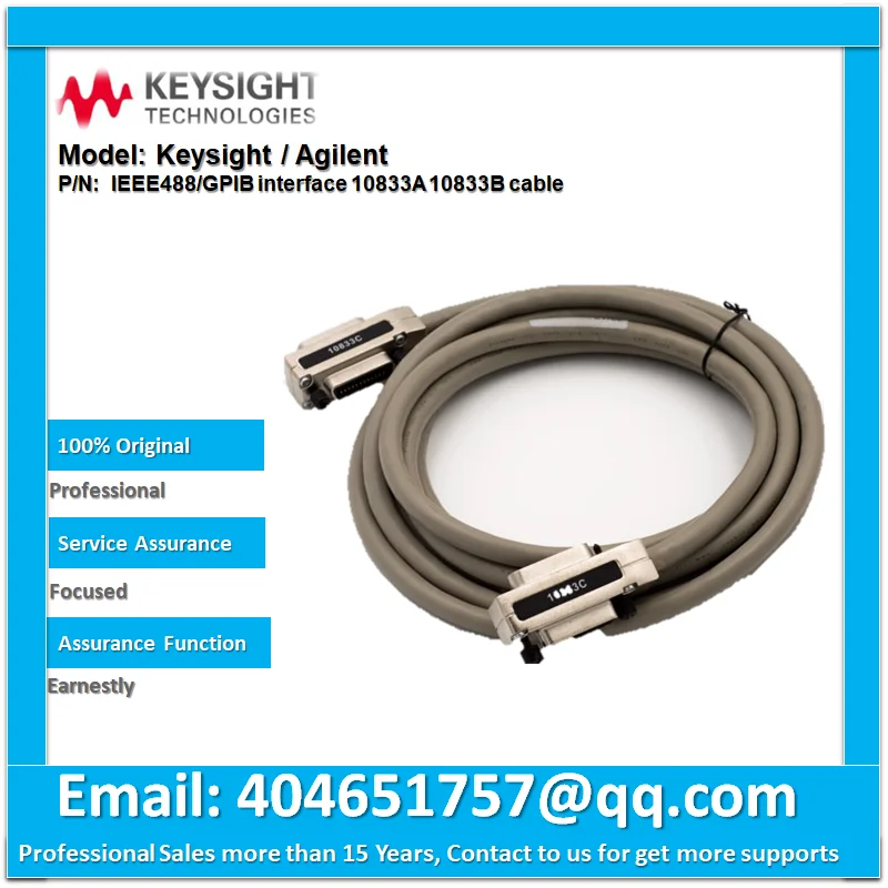 Keysight / Agilent IEEE488/GPIB interface 10833A 10833B cable