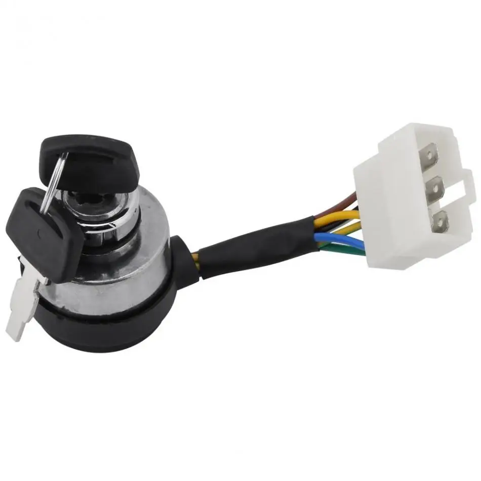 6 Wire Ignition Start Switch For 2.5-6.5KW 188F Gas Generator Gasoline Generator Accessories Start Switch Key images - 6