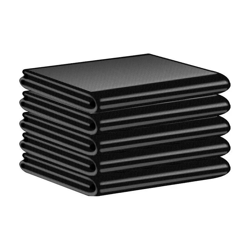 Черные утолщенные промышленные мешки для мусора пластинчатый рот использования