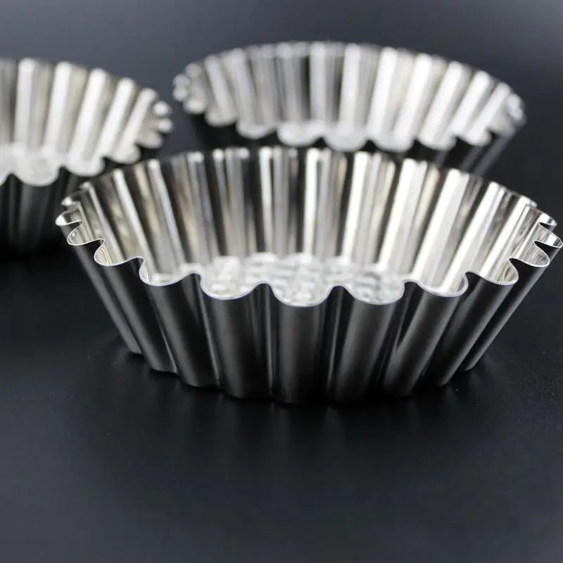 

12 шт., круглые кружева из нержавеющей стали