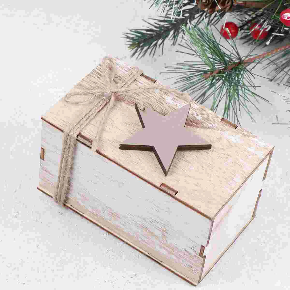 

4pcs Decorative Holders Candlestick Holder Christmas Fireplace Decor Holiday Planter Rustic Tealight Holder