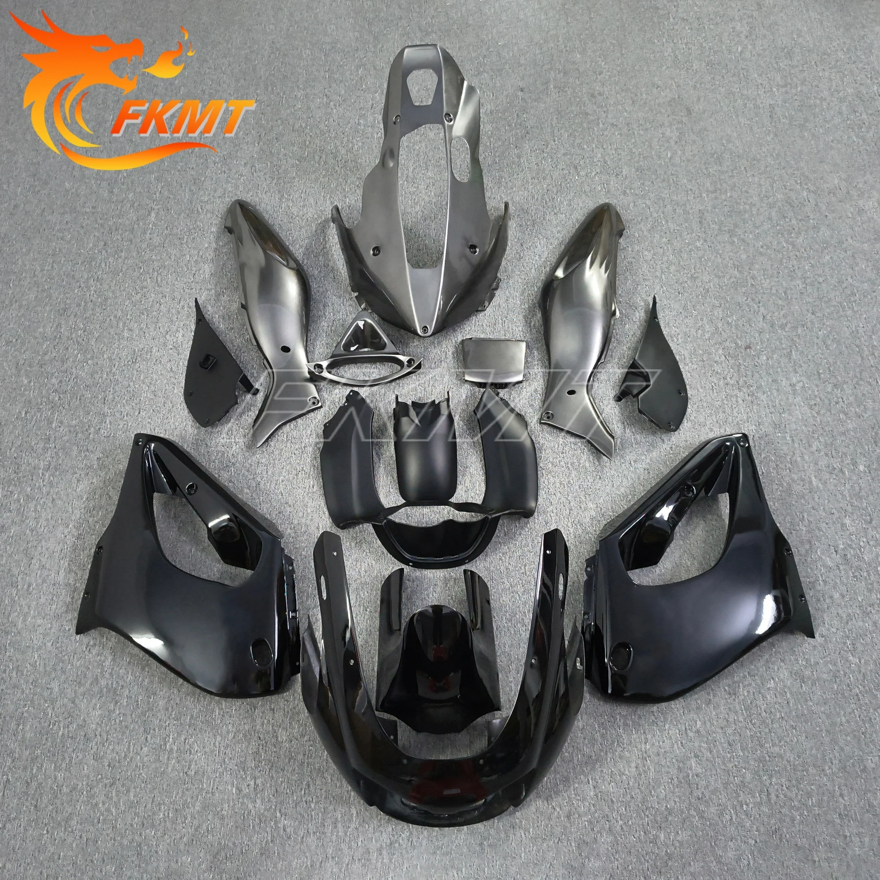 Фото Комплект обтекателей из АБС-пластика для мотоцикла Yamaha YZF1000 1997-2007 годов, ярко-черный №4