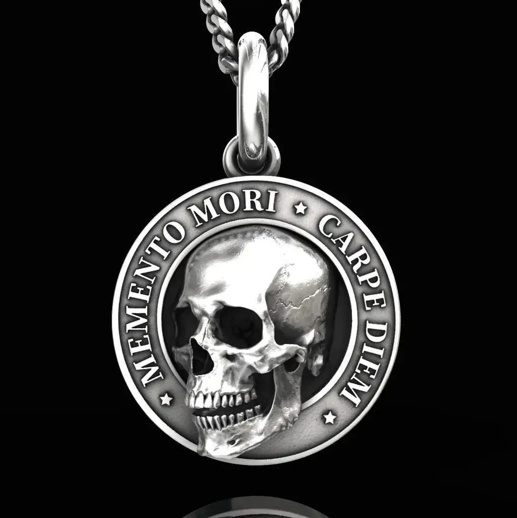 

Hot Selling New Moliere Monument Skull Pendant Moliere's 400th Anniversary Special Commemorative Necklace