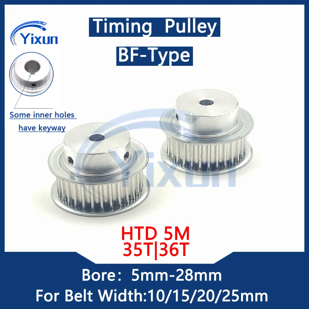 

Шкив ГРМ HTD 5M 35/36 зубов 5 мм