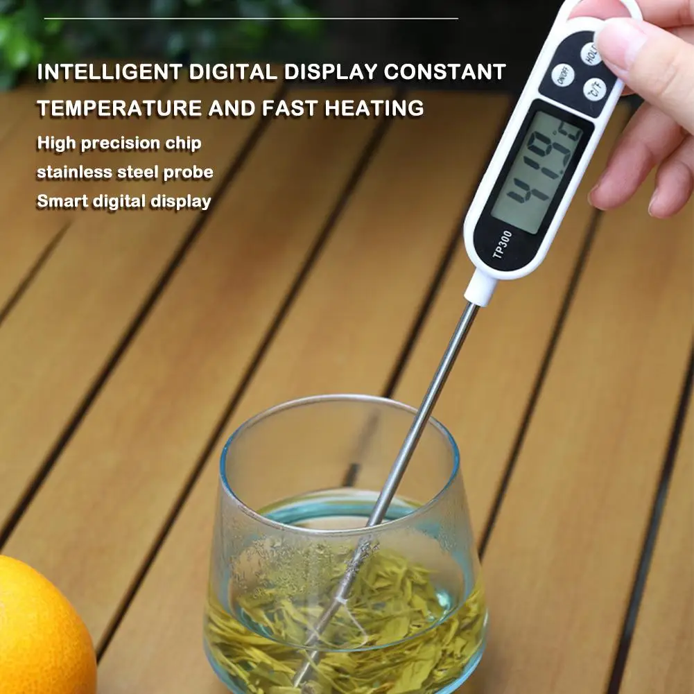 

Digital Food Thermometer Kitchen Cooking BBQ Probe Electronic Oven Meat Water Milk Sensor Gauges Tools Measuring Thermometers