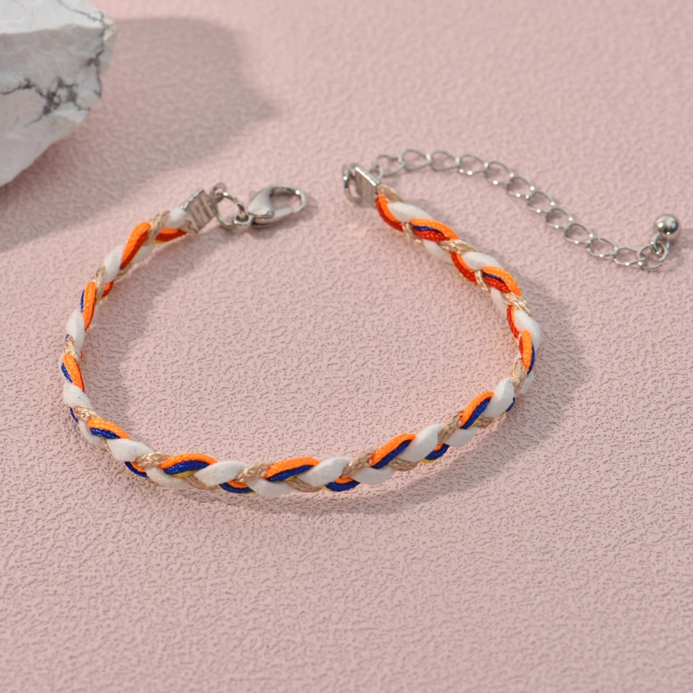 

Colorful Small String Bracelet For Women Small And Delicate Hand Woven Wrist Accessories Ladies Jewelry Direct Selling Wholesale