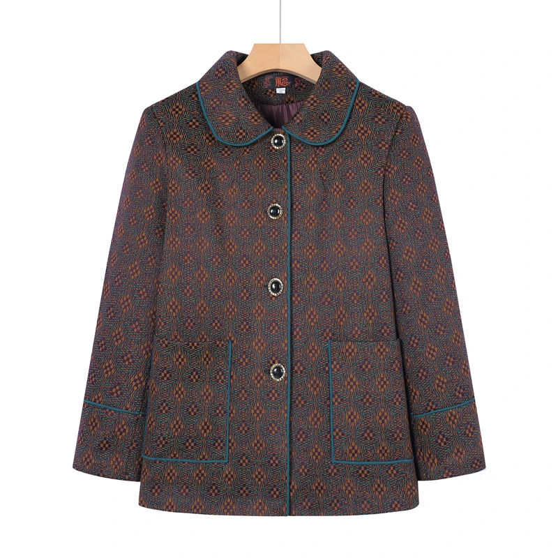 

Демисезонное пальто для мамы и женщин среднего возраста, 5XL