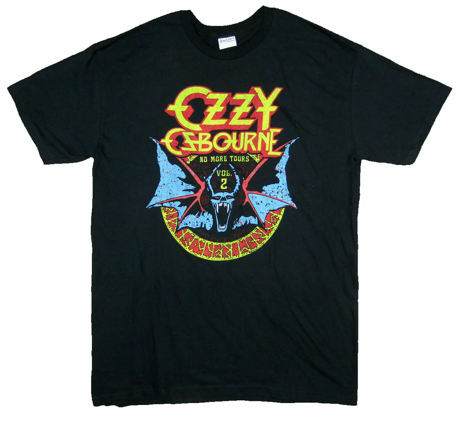 

Ozzy Osbourne Bat Circle Tour '18 JA - LV Black T-Shirt (Large) NEW
