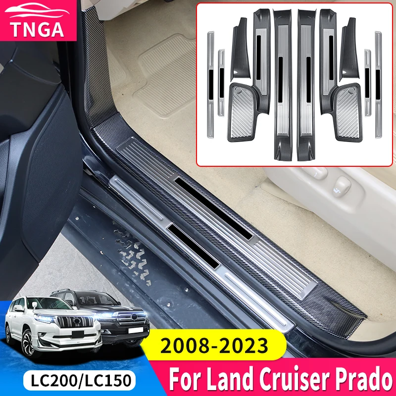 

For Toyota Land Cruiser 200 Prado 150 2008-2023 Door Sill Pedal Lc150 LC200 Threshold Upgrades Interior Decoration Accessories