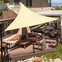 2022garden patio pool shade sail waterproof triangular uv sun shelter patio canopy garden sun shade awning camping picnic tent