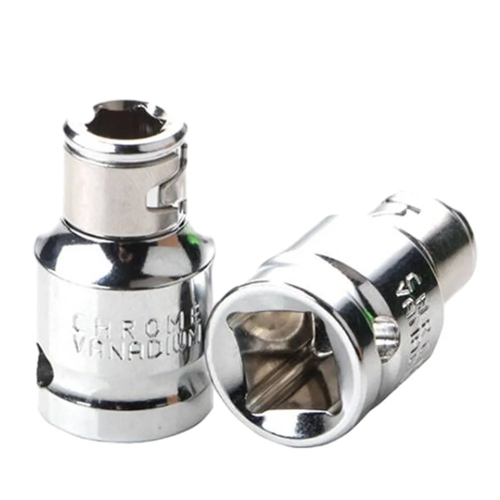 

Удобный адаптер с 3/8 квадратными на 1/4 шестигранными головками, самоблокирующаяся Шестигранная головка, подходит для электродрели и торцевых ключей