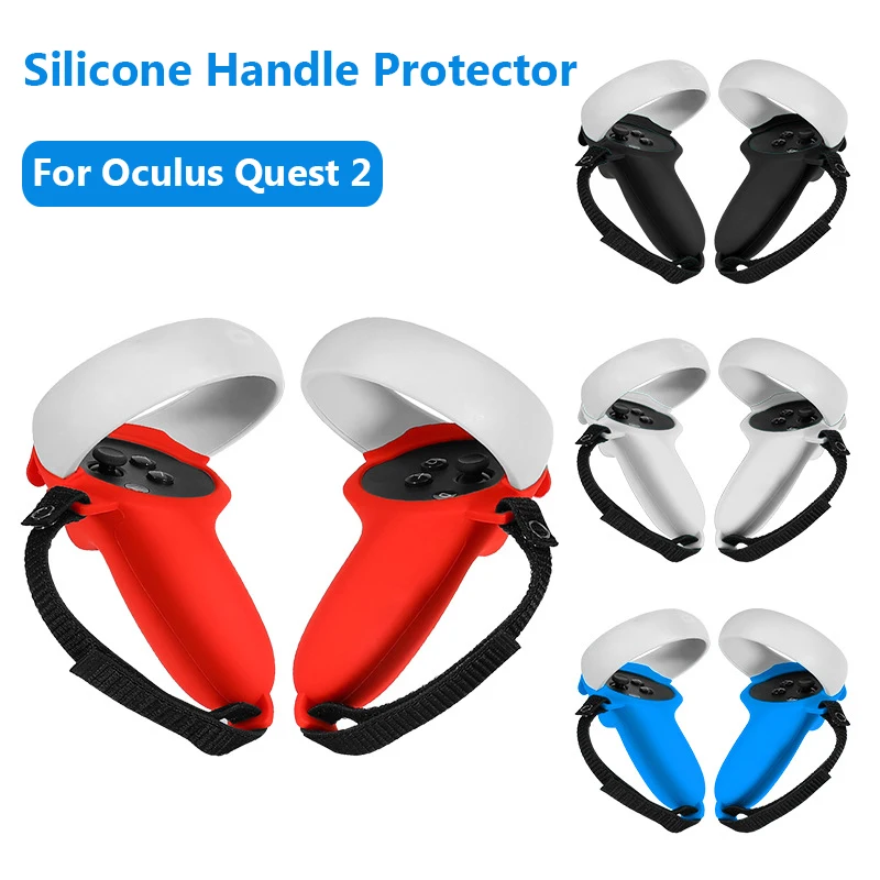 

Handle Controller Protective Case for Oculus Quest 2 Adjustable Lenth Anti-drop Anti-slip Grips Protection Cover VR Accessories