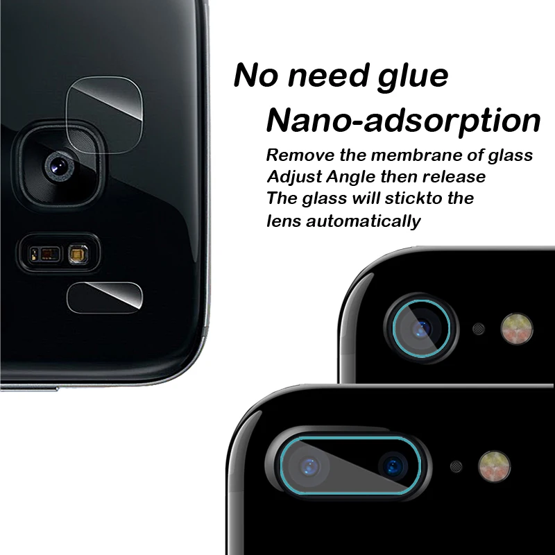 2pcs Camera Lens Protective Protector Cover for IPhone on X 8Plus 7Plus 6 6S 7 8 10 XR Xs Max Tempered Glass Film