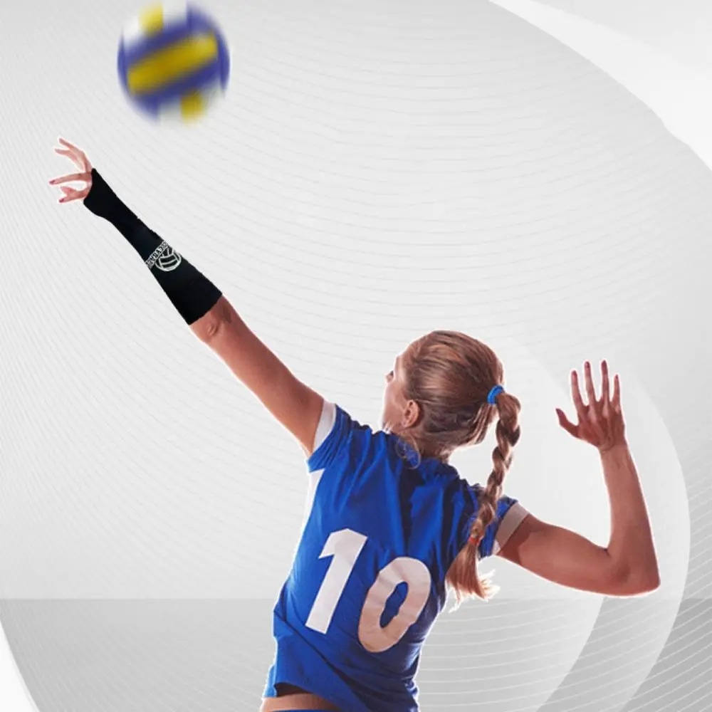 1 пара дышащие компрессионные нарукавники для баскетбола и волейбола