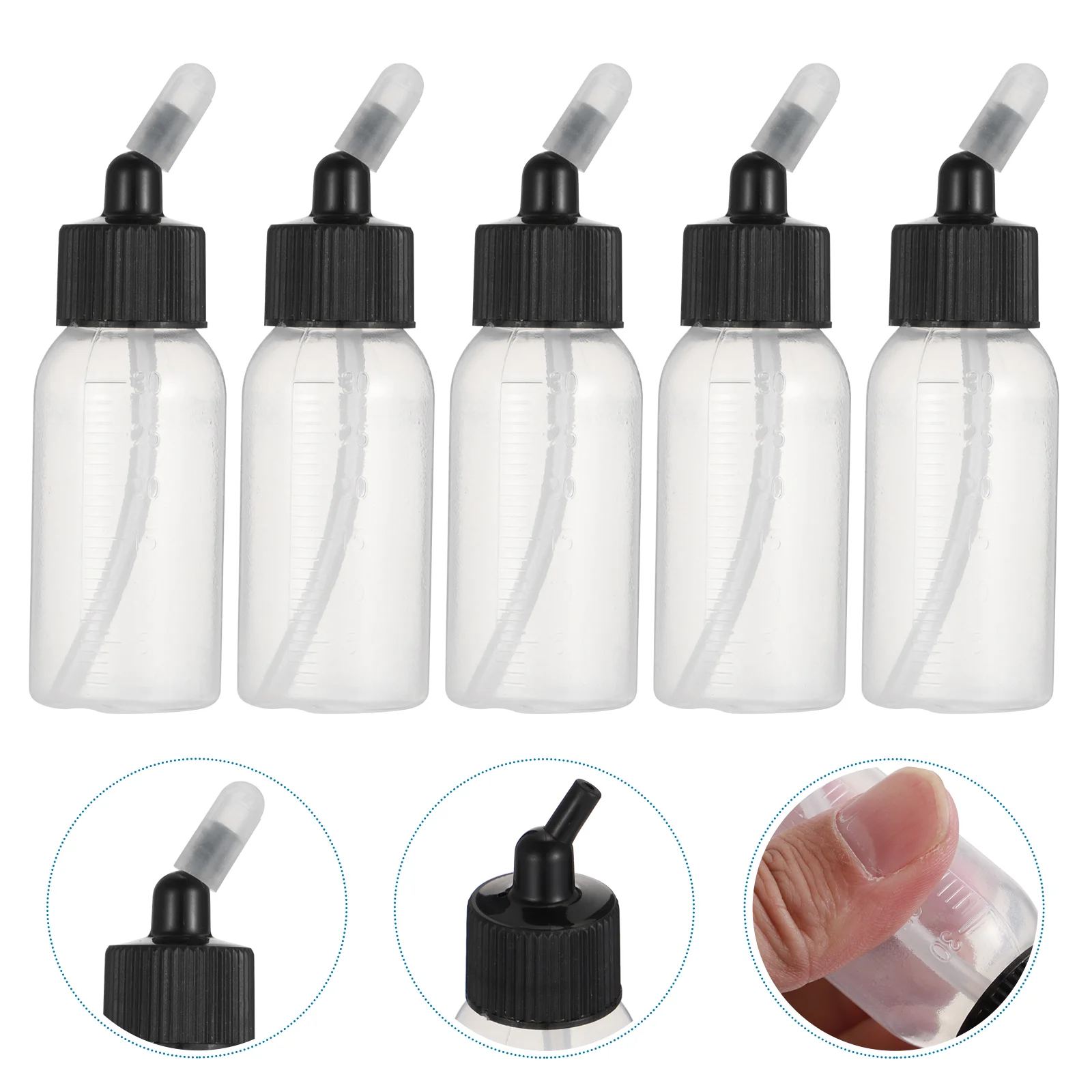 

10Pcs 35ml Dropper Bottles Portion Storage Bottles Dispenser Pot