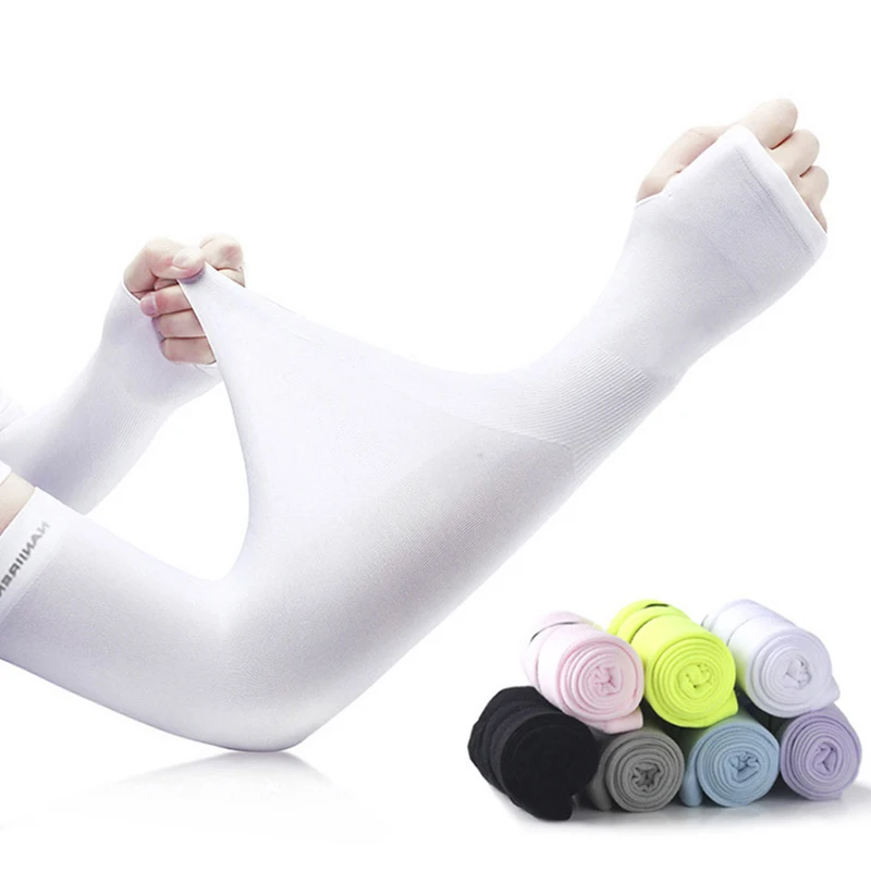 

Unisex Arm guard Sleeve Warmer Women Men Sports Sleeves Sun UV Protection Hand Cover support Running Fishing Cycling Ski