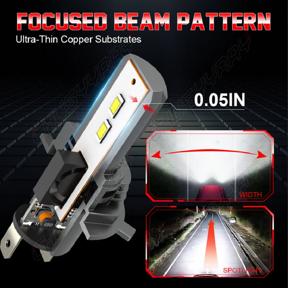 Автомобильные фары CHUSYYRAY Para для Kia Spectra 2005-2009 гг. 4x 9003 881 светодиодные Faro Antiniebla Luz Combo