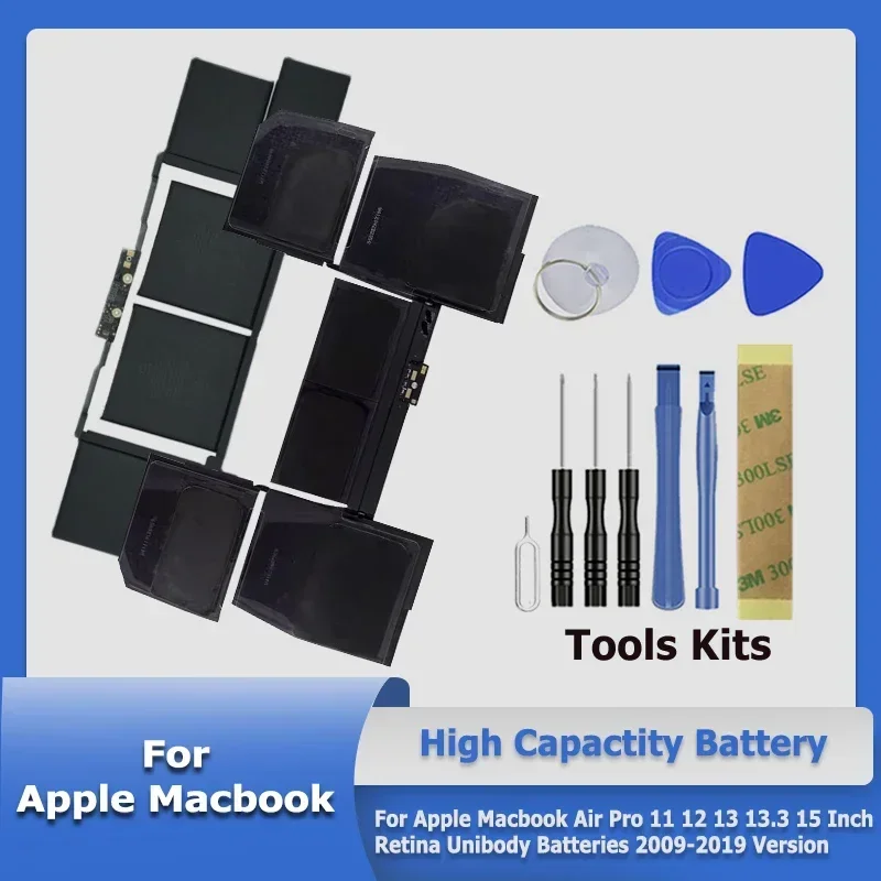 A1953 A1527 A1965 A1331 A1406 Аккумулятор для Macbook Air Pro 11 12 13 3 15 дюймов Retina Unibody Батареи 2009-2019