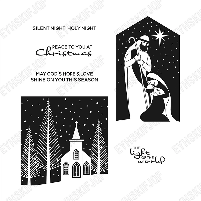 

Church 2022 New Metal Cutting Dies Stamps Scrapbook Diary Decoration Embossing Template Diy Greeting Card Handmade Hot