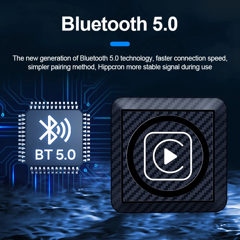 Hippcron беспроводной Carplay Android автомобильный мини-бокс адаптер умный автоматический