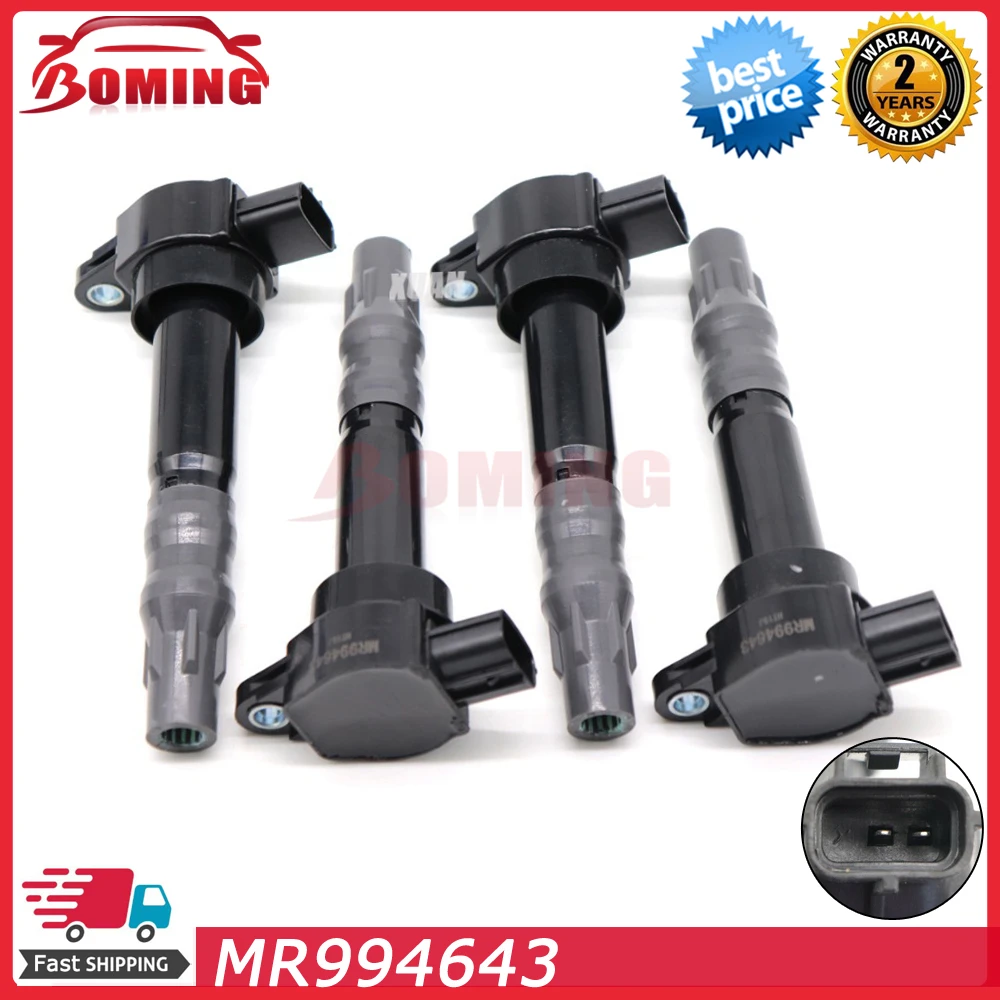 

High Quality Ignition Coil Kit MR994643 For Mitsubishi Eclipse Galant Outlander Lancer 2.4L 3.8L UF532 MR994642