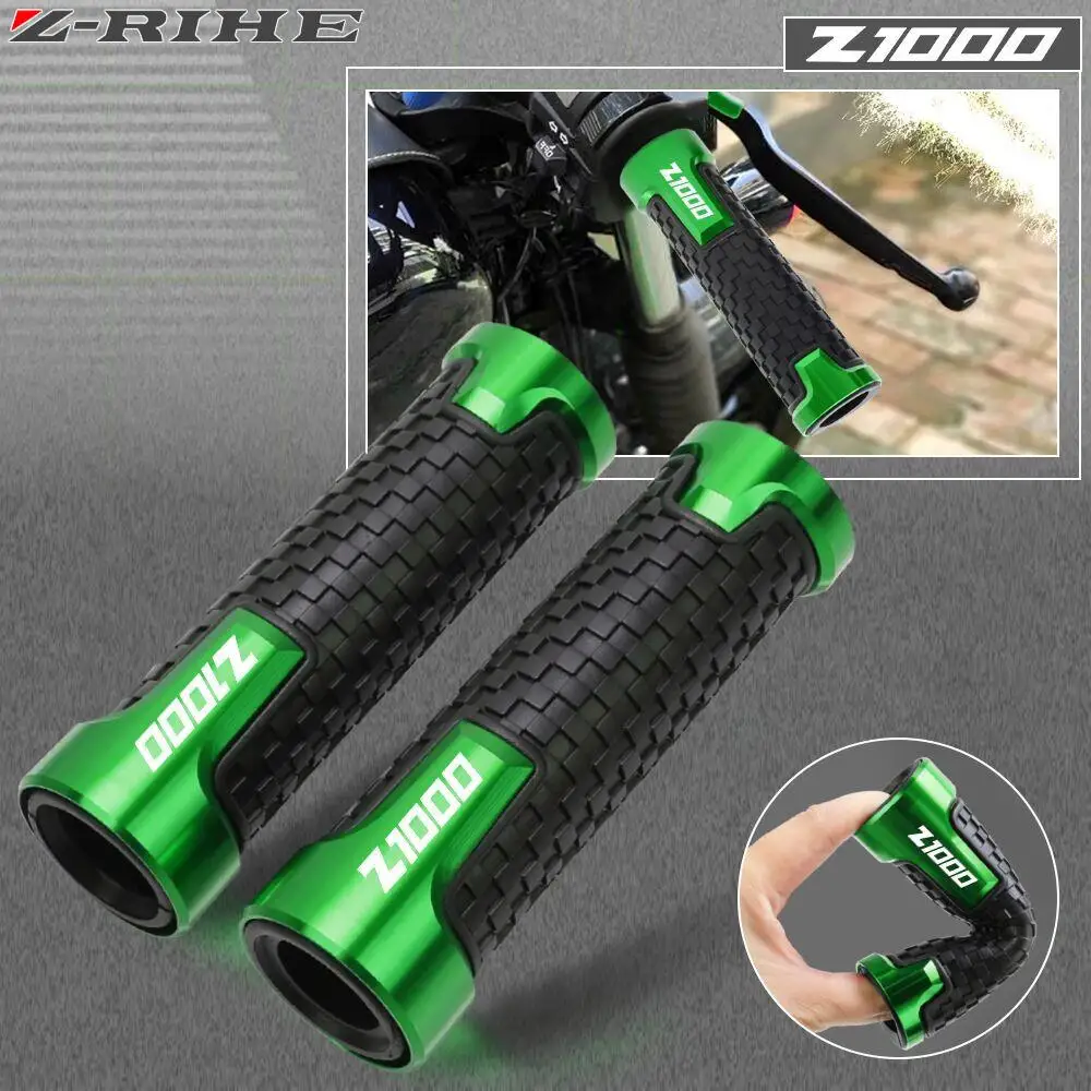 

7/8"22mm Motorcycle Anti-Slip Handle Bar Handlebar Hand Grips For KAWASAKI Ninja Z1000 Z1000R Z1000SX Z 1000 SX 2020 2021 2022
