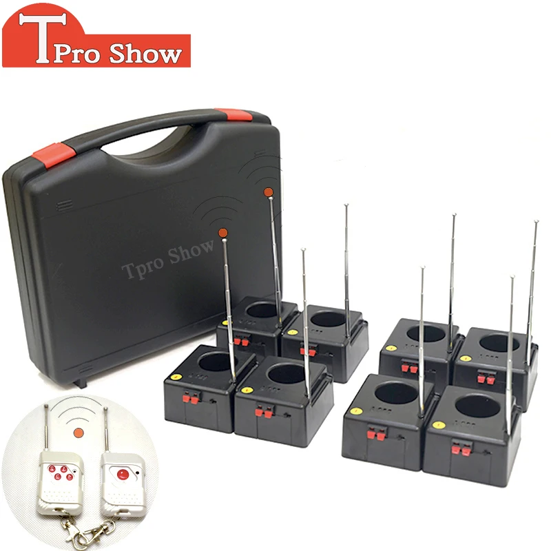 4/8 сигналов удаленный фейерверк с холодным пламенем фонтан мини-аппарат для