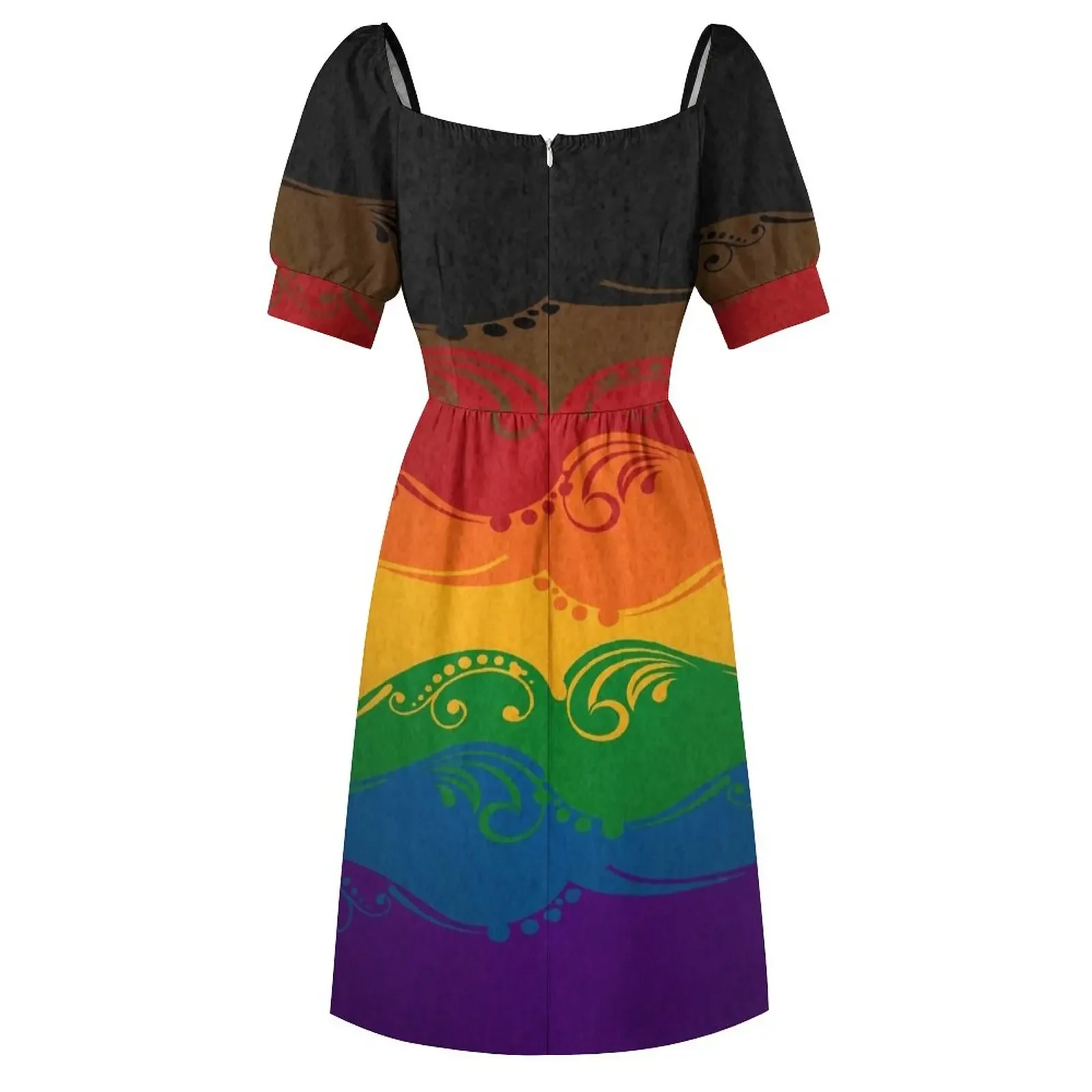 Радужное платье с флагом гордости