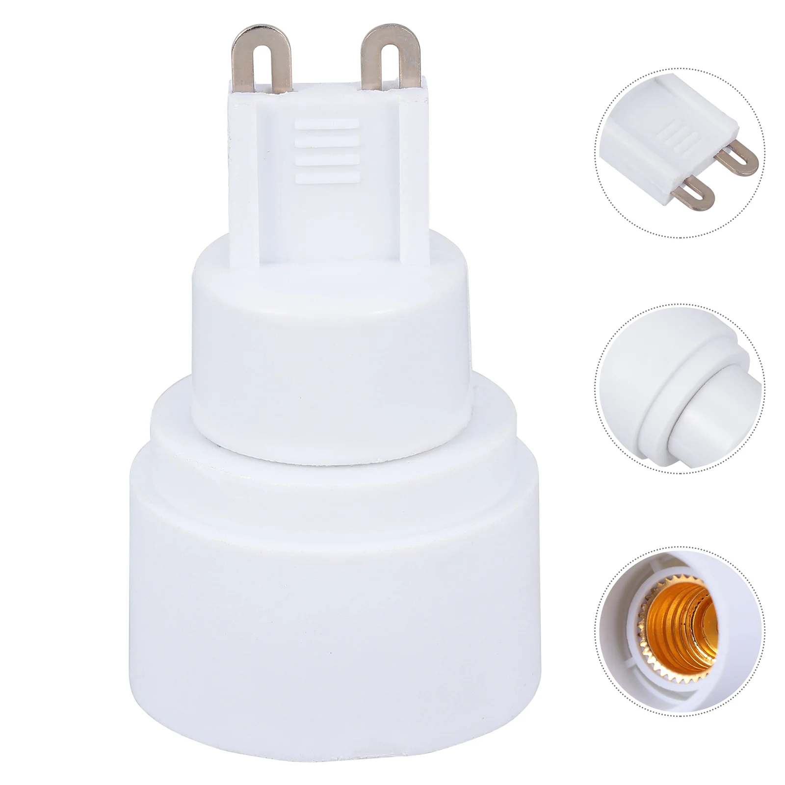 

4pcs LED Ceramic Light Bulbs Socket G9 to E14 Adapter Converter for Standard LED Bulbs £¨ 100- 230V £©