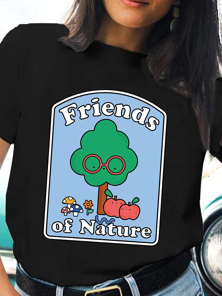 

Женская модная летняя футболка с коротким рукавом 2022, Корейская одежда, футболка, женская футболка в стиле Харадзюку, забавная футболка для ...