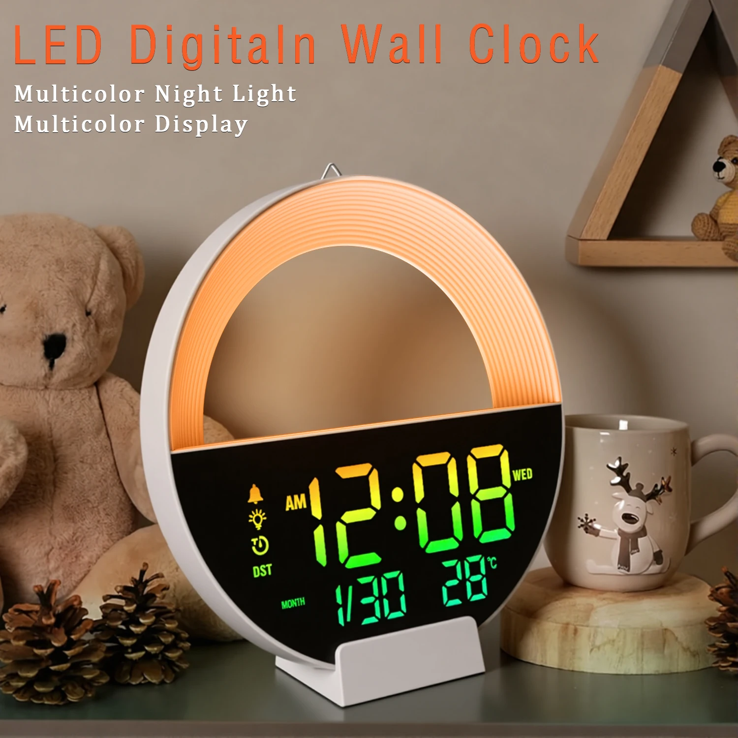 

LED Цифровые Настенные Часы Leclstar