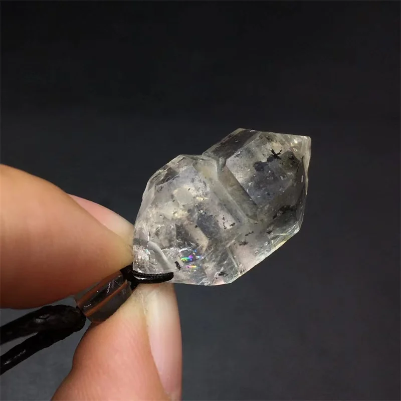 Натуральные алмазные подвески Herkimer ювелирные изделия ожерелье сделай сам