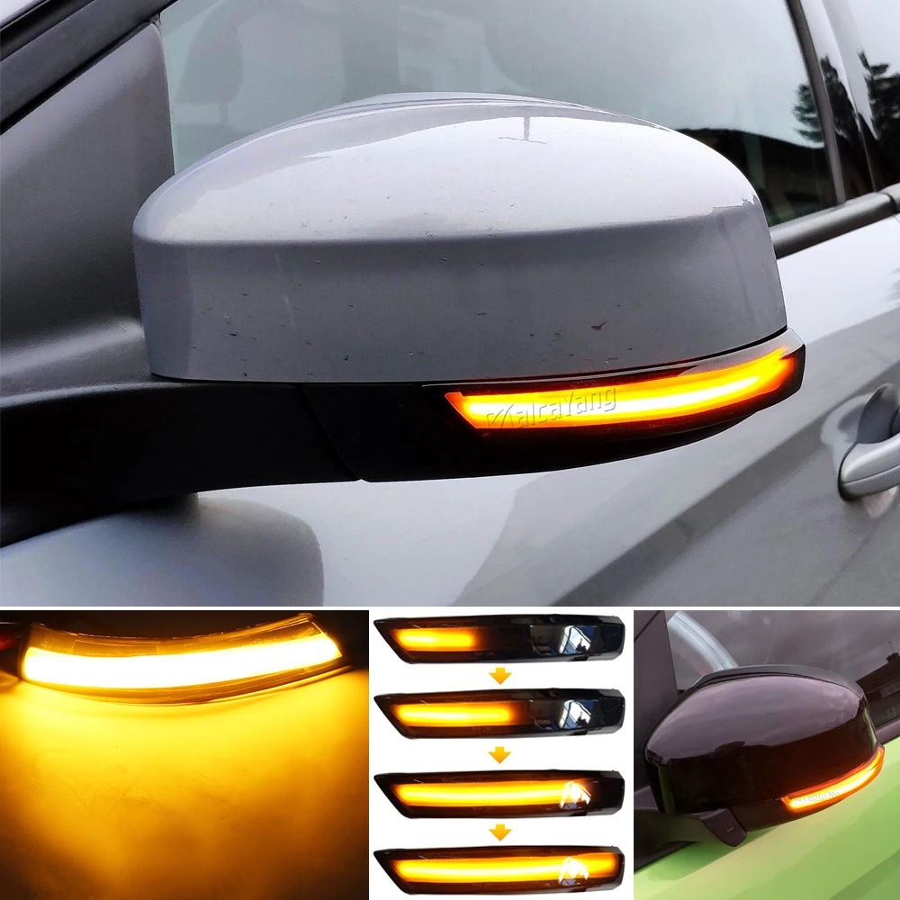 

For Ford Focus MK2 Focus 3 MK3 3.5 For Mondeo MK4 Dynamic Turn Signal LED Light Mirror Indicator Blinker Lamp Car accessories