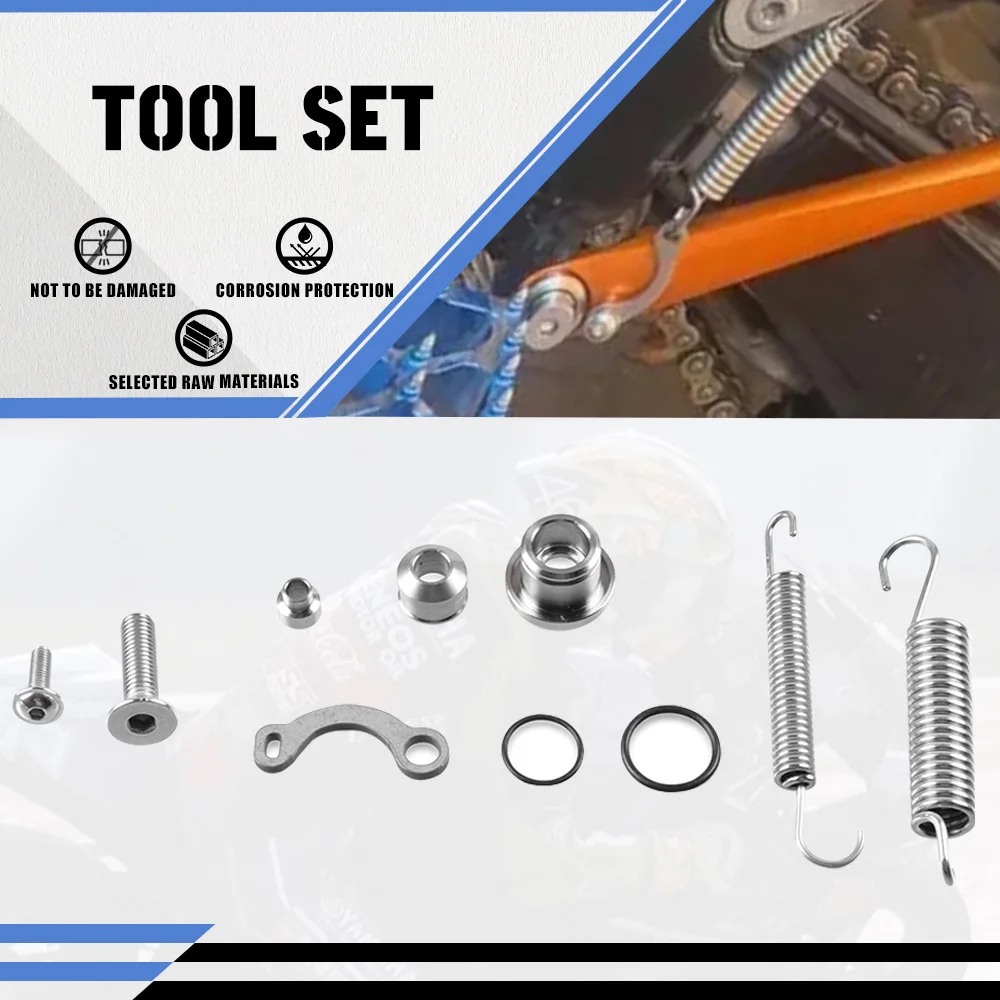 Фото Комплекты пружин боковой подножки для мотоциклов KTM 150 250 350 450 500 530 XC XCW XCF XCFW EXC EXCR, пружины и болты для парковочной подножки №3