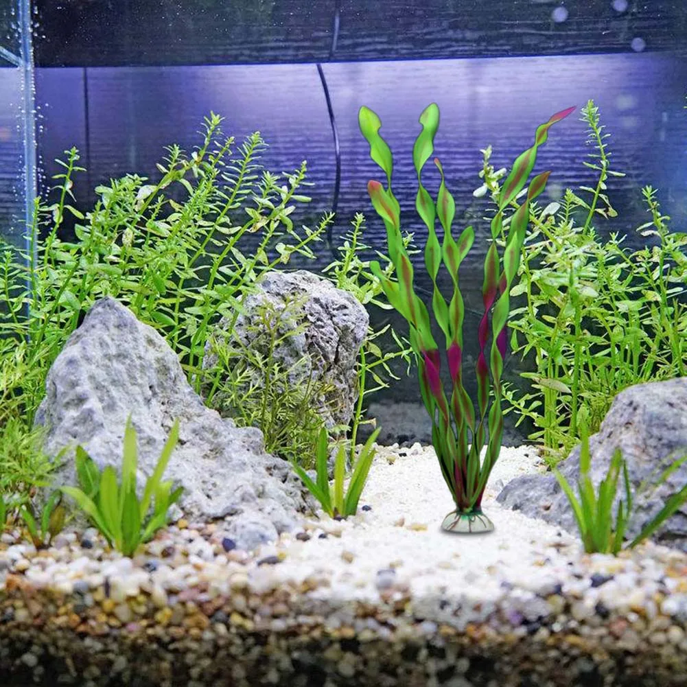 Пластиковая искусственная трава для аквариума, 30 см | AliExpress