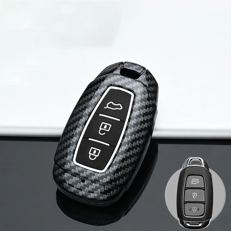 

Чехол для автомобильного ключа-брелка из АБС-пластика, чехол для Hyundai i30 i30N Veloster Palisade Majesty IG Venue 2017-2019 2020 2021, аксессуары