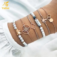 6pcs fashion natural stone bracelets woman fashion 2022 jewelry for women gift handmade offers with free shipping