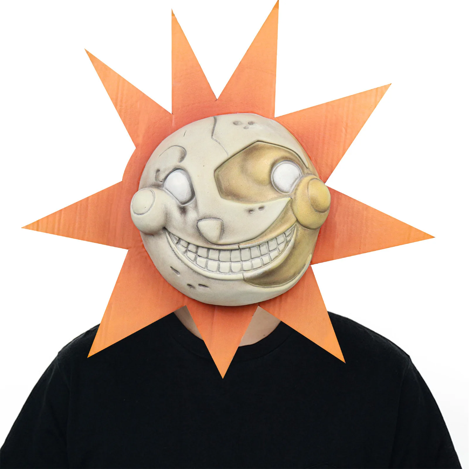 Game FNAF Sundrop Moondrop Mask Cosplay Costume Latex Masks Helmet Halloween Party Props