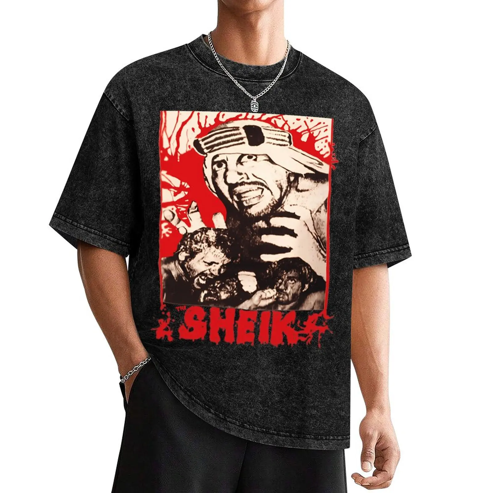 Оригинальная футболка Sheik Ed Farhat великолепная Эстетическая одежда дешевые