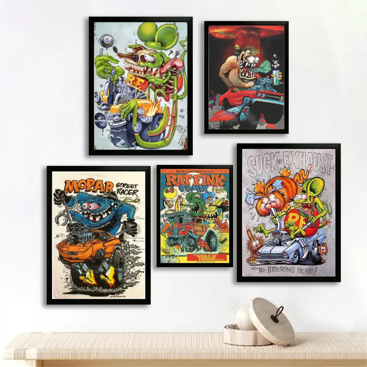 Крыса финк холст художественный постер и настенная художественная картина