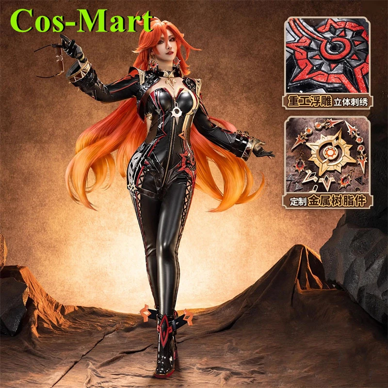 Косплей-костюм Cos-Mart Genshin Impact Mavuika/Pyro Archon Game NiuSkin одежда для ролевых игр Girl взрослых