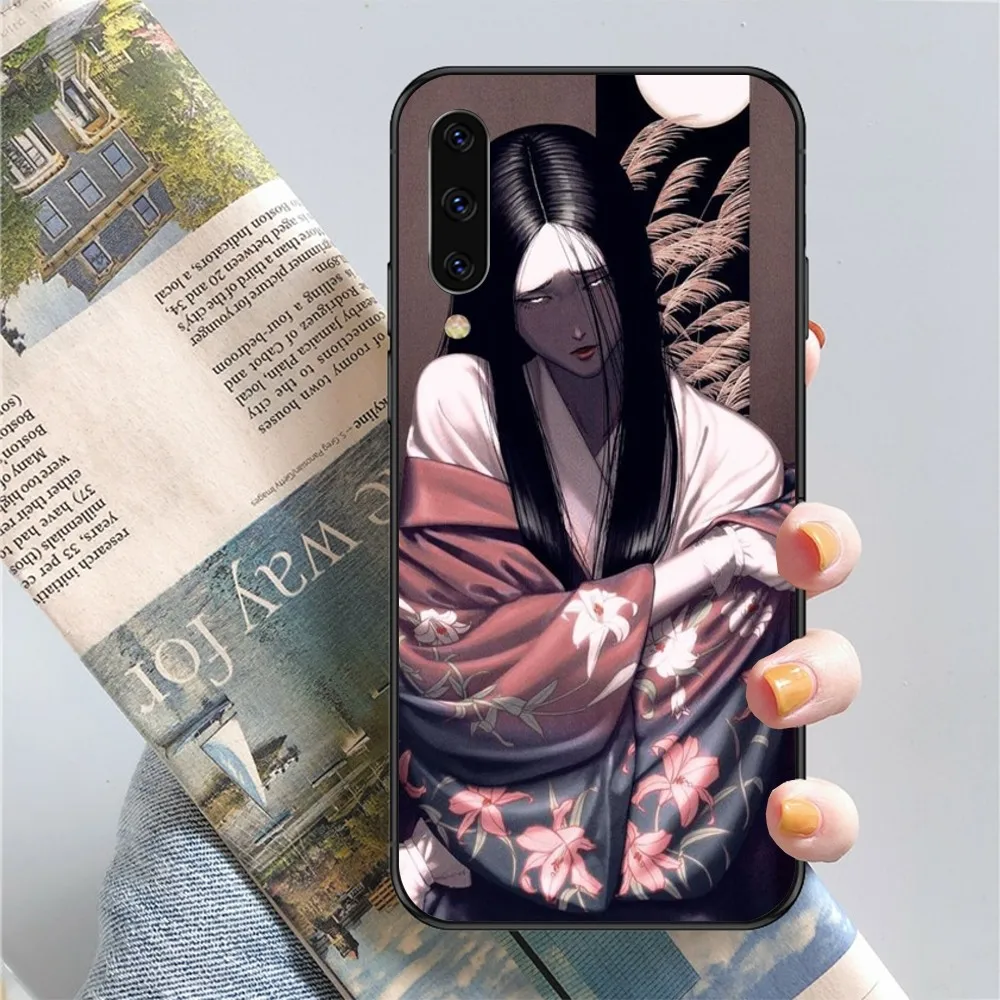 Отбеливающий чехол Unohana для мобильного телефона Samsung Note 9 10 20 Plus Pro Ultra J6 J5 J7 J8 черный