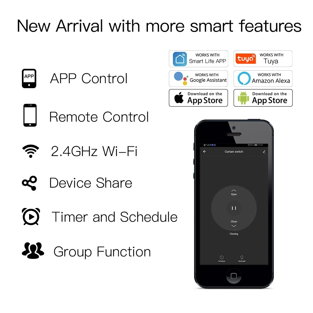 Роликовые жалюзи Wi-Fi Mini Smart Curtain Switch Module |