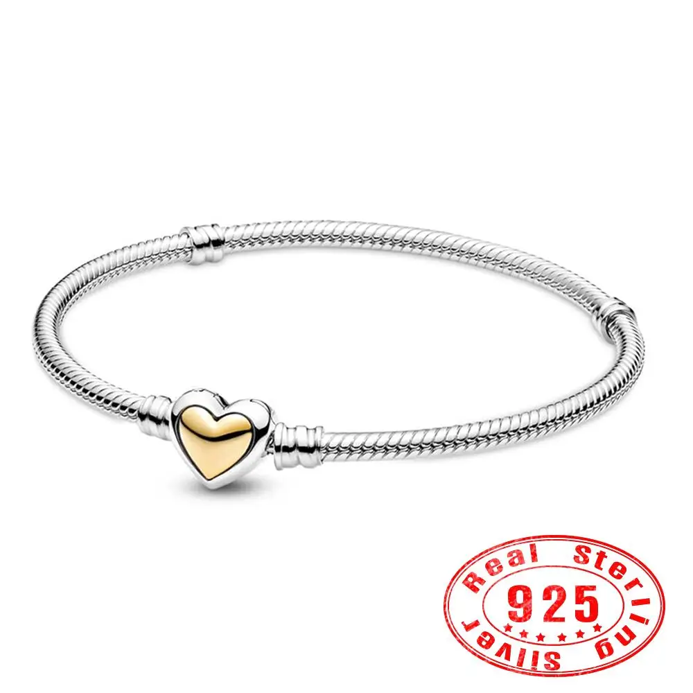 Браслеты с шармами Pandora 92 Серебряные Оригинальные моменты куполообразные