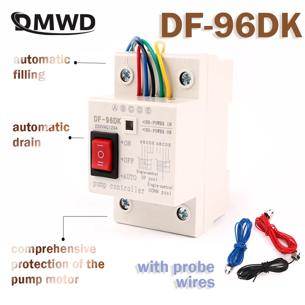 

Автоматический контроллер уровня воды DMWD DF-96ED 10А 220В